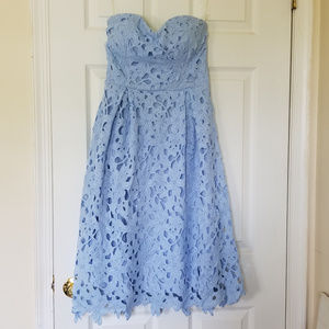 Strapless Lace Dress
